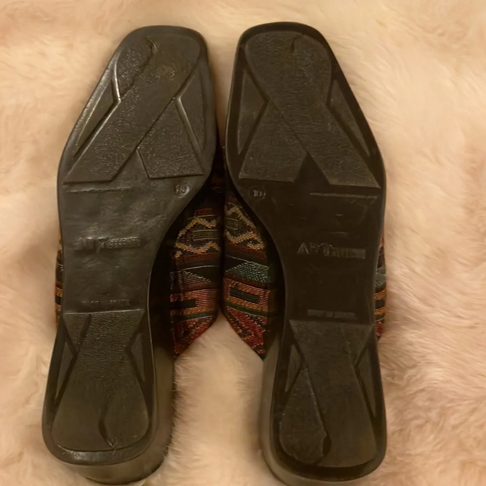 Colorful Patterned Mules - Picture 4 of 9